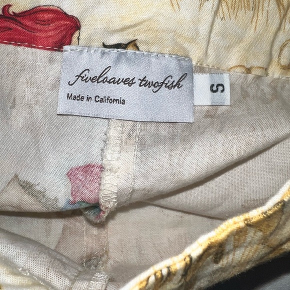 Five loaves two fish girls western hay bale Horse Print Skort sz sm - Picture 3 of 3